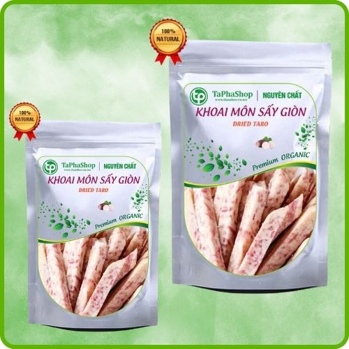 Khoai môn sấy hỗ trợ giảm cân