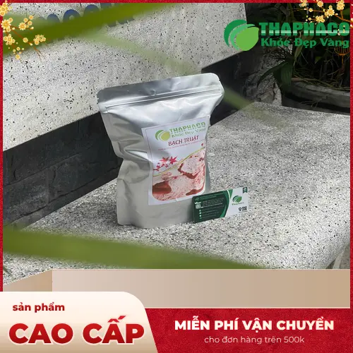 Hình ảnh bạch truật khô nguyên củ chất lượng cao