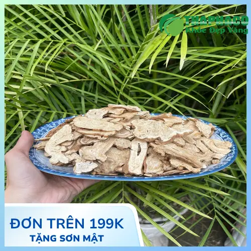 Bạch truật sấy khô dùng để sắc nước uống