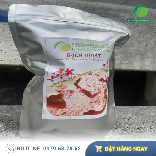 Bột bạch truật mịn, tinh khiết dùng trong trị nám