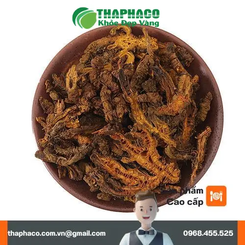Cận cảnh Hoàng Liên khô chất lượng cao từ Thảo Dược Tấn Phát