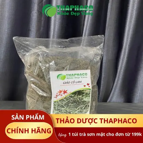Hình ảnh minh họa giảo cổ lam khô được đóng gói cẩn thận