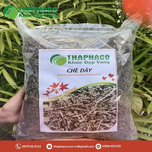 Hình ảnh chè dây khô được đóng gói cẩn thận