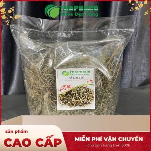 Sản phẩm cà gai leo khô đóng gói của Thảo Dược Tấn Phát