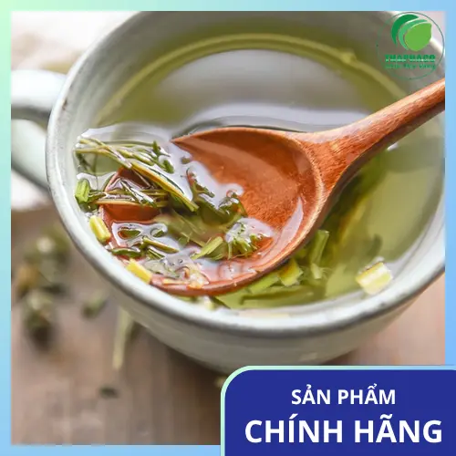 Pha trà ích mẫu sấy khô