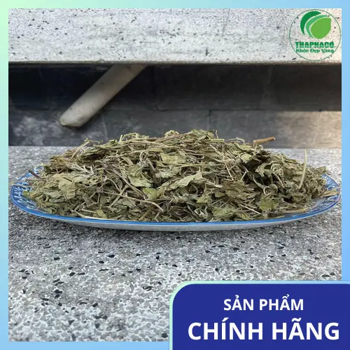 Hình ảnh lá bạc hà khô chất lượng Thảo Dược Tấn Phát dùng để xông hơi trị cảm cúm