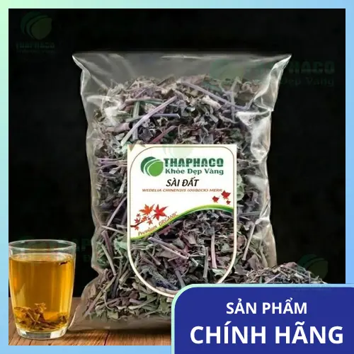 Sài đất khô được đóng gói cẩn thận tại Thảo Dược Tấn Phát