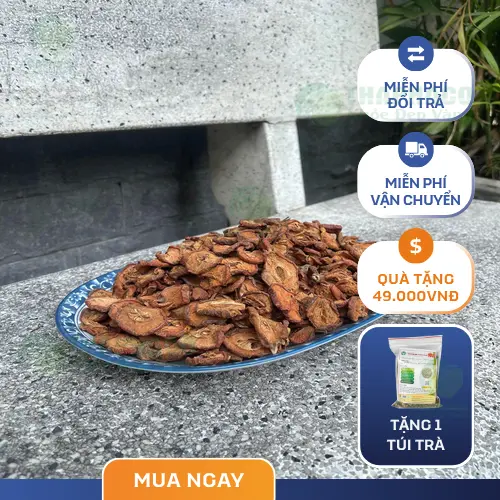 Hình ảnh quả táo mèo tươi và táo mèo khô đã thái lát