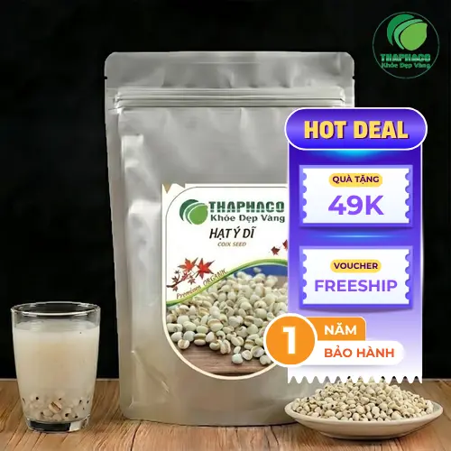 Hạt ý dĩ khô nguyên chất từ Thảo Dược Tấn Phát, đảm bảo chất lượng