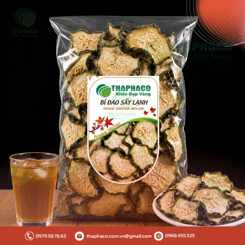 Bí đao sấy lạnh tiện lợi trong chế biến