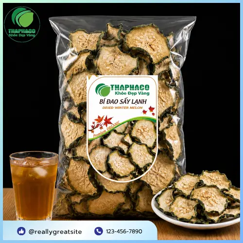 Bí đao sấy lạnh nguyên miếng