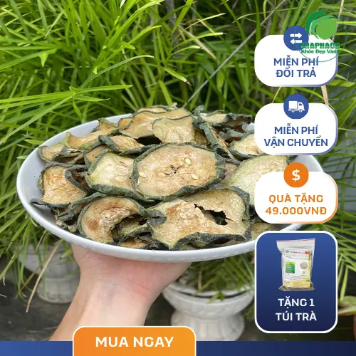 Đóng gói bí đao sấy lạnh THAPHACO