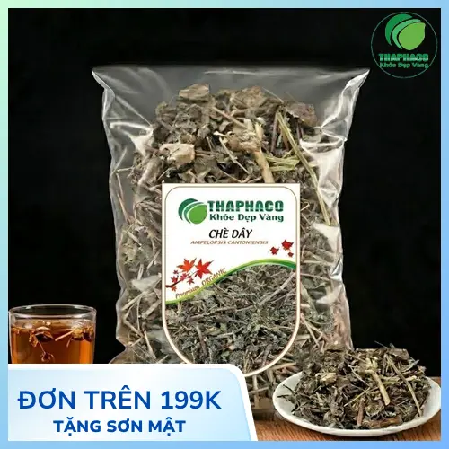 Hình ảnh chè dây sấy khô chất lượng cao của THAPHACO