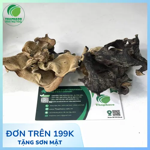 Mộc nhĩ khô THAPHACO đảm bảo chất lượng