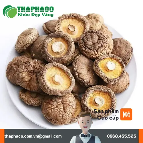 Nấm đông cô khô giàu dinh dưỡng