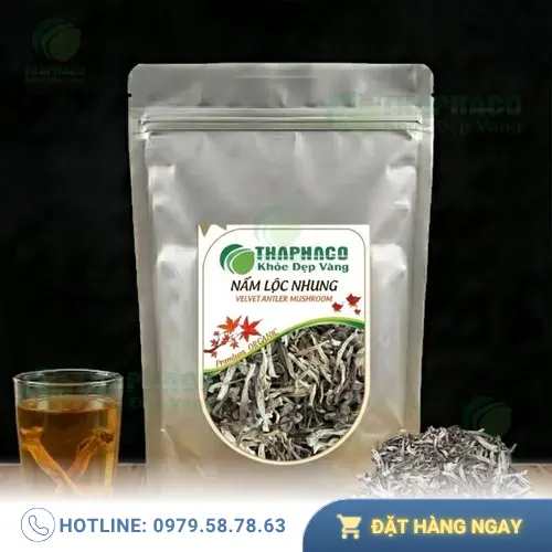 Nấm Lộc Nhung Khô nguyên chất từ THAPHACO