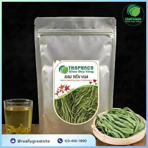 Rau Tiến Vua tươi khi còn trên đồng ruộng