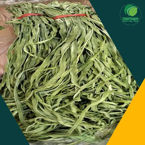 Cách sơ chế rau tiến vua khô