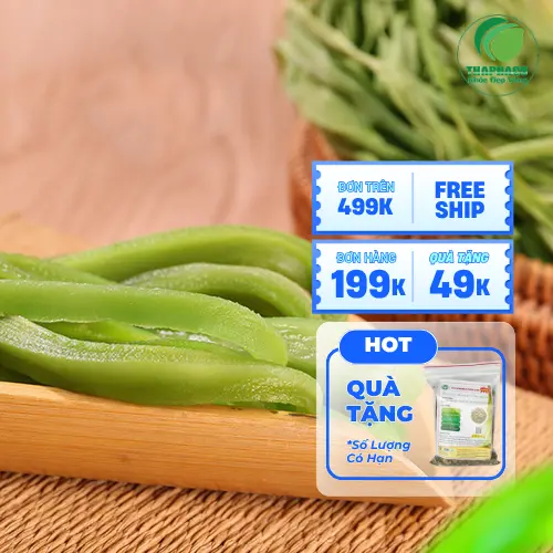 Các bước ngâm rau tiến vua khô đúng cách