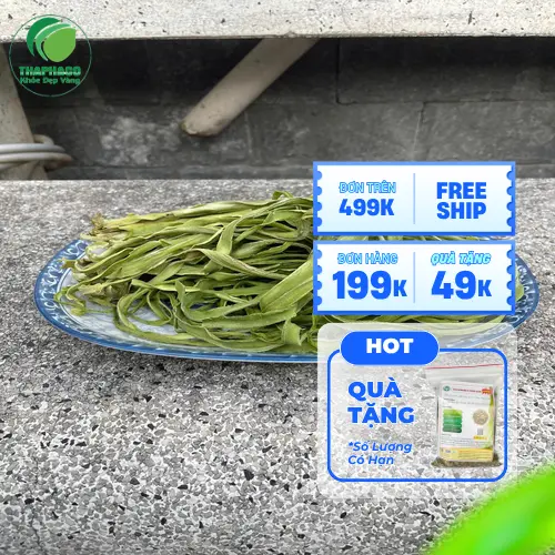 Bảo quản rau tiến vua khô đúng cách