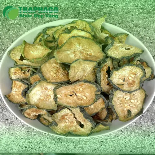 Bí đao sấy lạnh đã được sơ chế sạch sẽ, sẵn sàng cho công thức trà bí đao