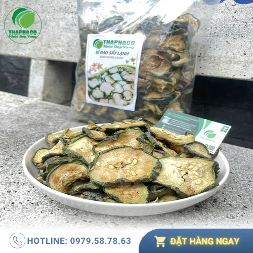 Bí đao tươi nguyên liệu cho bí đao sấy lạnh