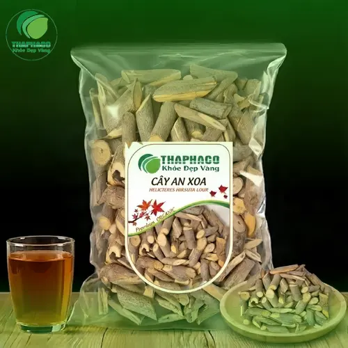 Thân cây An Xoa với lớp lông tơ đặc trưng