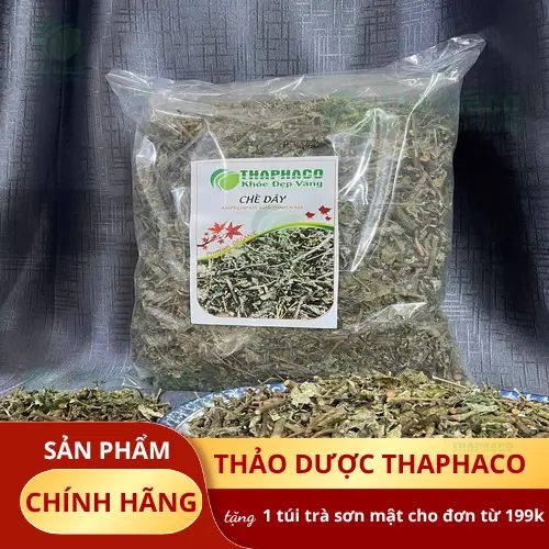 Phấn chè dây tự nhiên trên chè dây khô chất lượng
