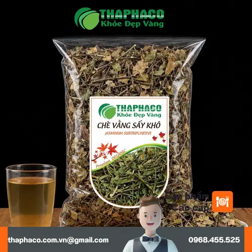 Chè vằng khô loại 1 được đóng gói tại THAPHACO