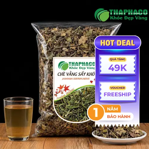 Hình ảnh cây chè vằng tự nhiên và lá chè vằng tươi