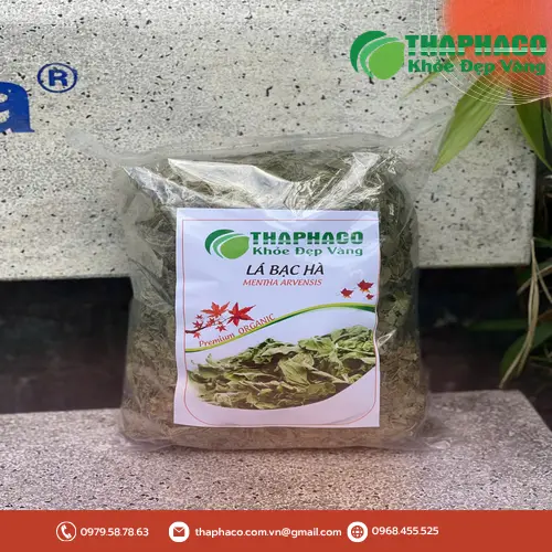 Lá bạc hà khô chất lượng cao tại THAPHACO