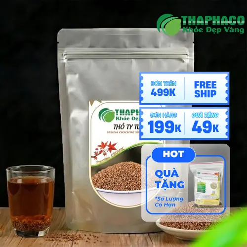 Hình ảnh cây dây tơ hồng và hạt thỏ ty tử