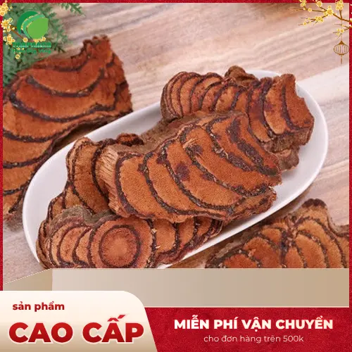 Các lát Kê Huyết Đằng đã thái lát