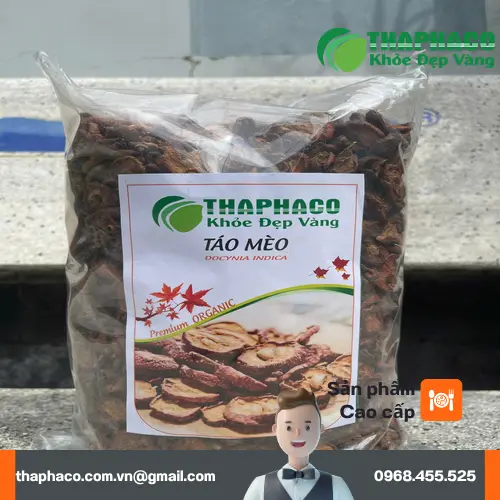 Táo mèo tươi và khô