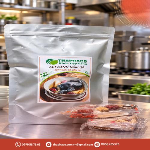 Set thuốc bổ hầm gà tiện lợi cho gia đình