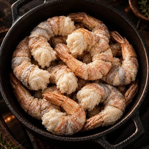 Tôm sấy thăng hoa sau khi ngâm nước nở mềm tự nhiên